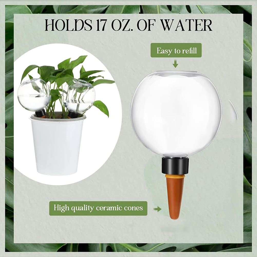 Automatic Plant Waterer - كرات ري ذاتية سعة 500 مل،
