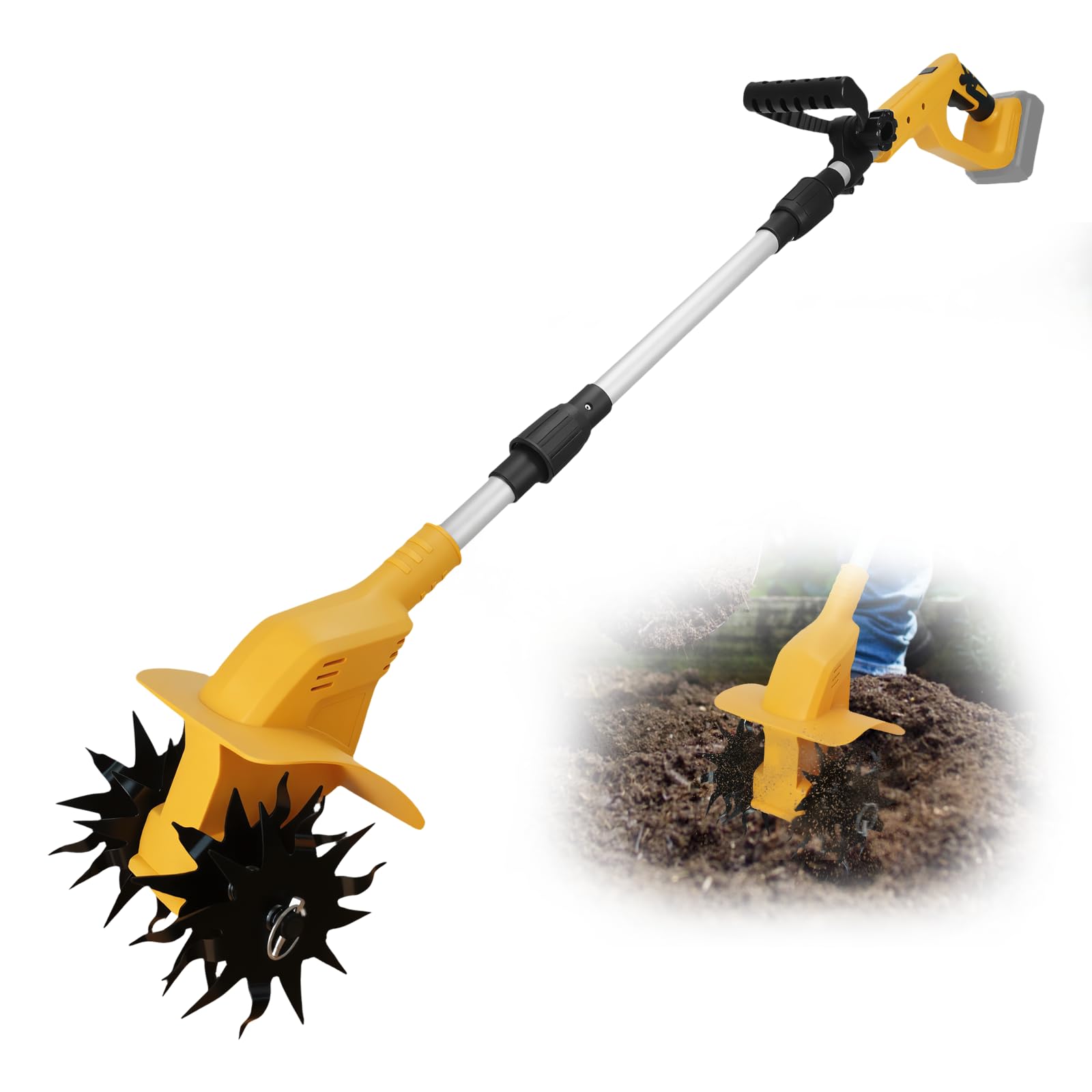 Gardening Tools Rake - آلة حراثة لاسلكية بدون فرشاة بسرعة