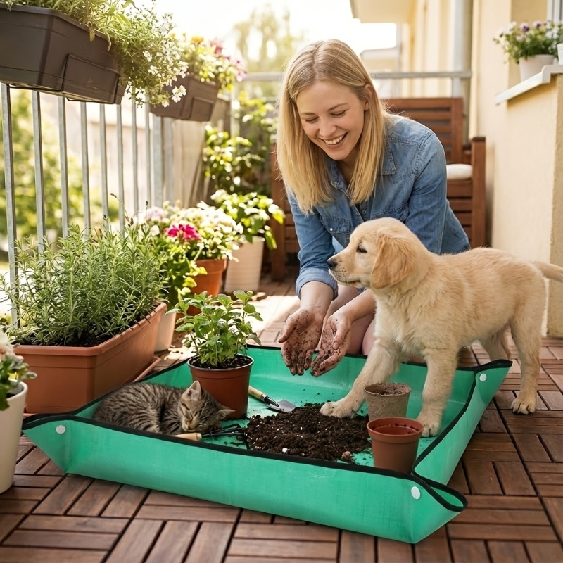 Gardening Tools Basket - حصائر للحدائق المنزلية، أدوات لتغيير التربة