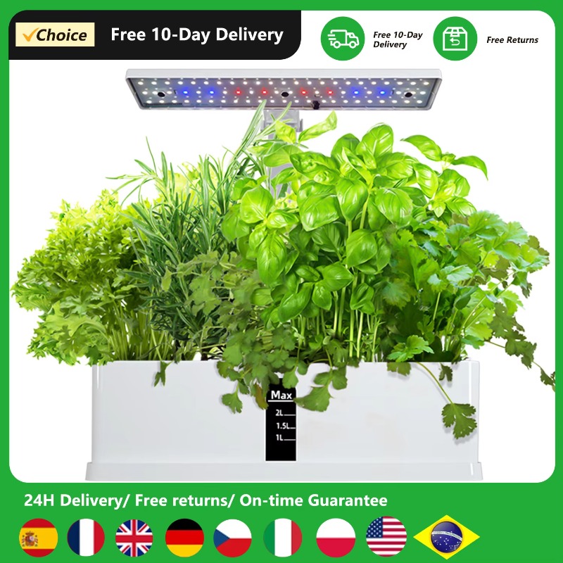 Hydroponic System - نظام زراعة مائية ذكي بـ 9