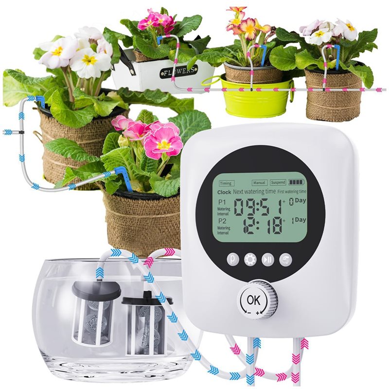 Automatic Plant Waterer - جهاز ALIM لسقي النباتات الأوتوماتيكي بمضختين