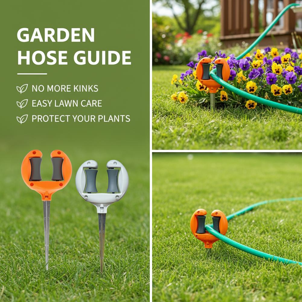 Gardening Tools Guide - حامل خرطوم الحديقة مع عجلة بكرة