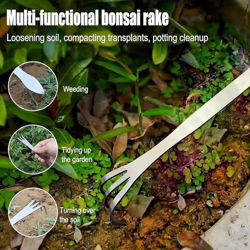 مجرفة جذور من الفولاذ المقاوم  - مراجعة Gardening Tools Rake وسعره