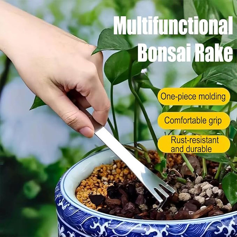 مجرفة جذور من الفولاذ المقاوم  - مراجعة Gardening Tools Rake وسعره