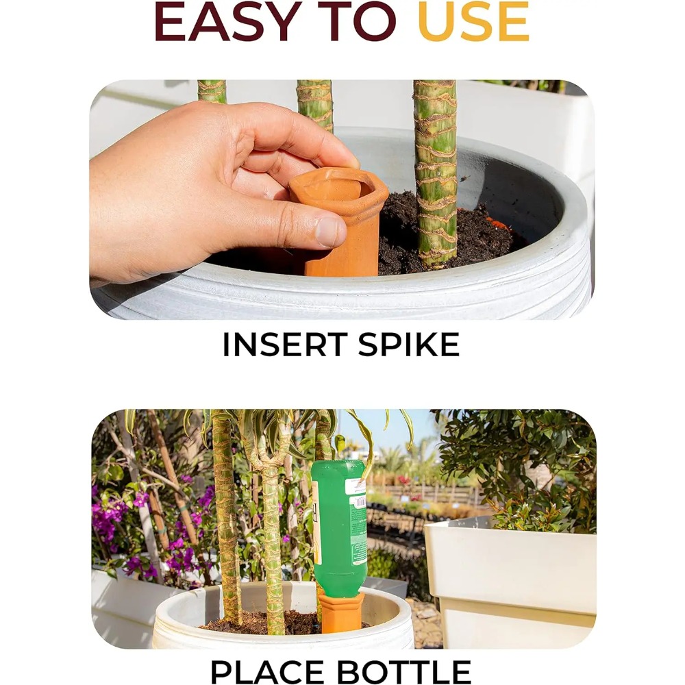 6 قطع من أوتاد الري الذاتي الط - مراجعة Automatic Plant Waterer وسعره