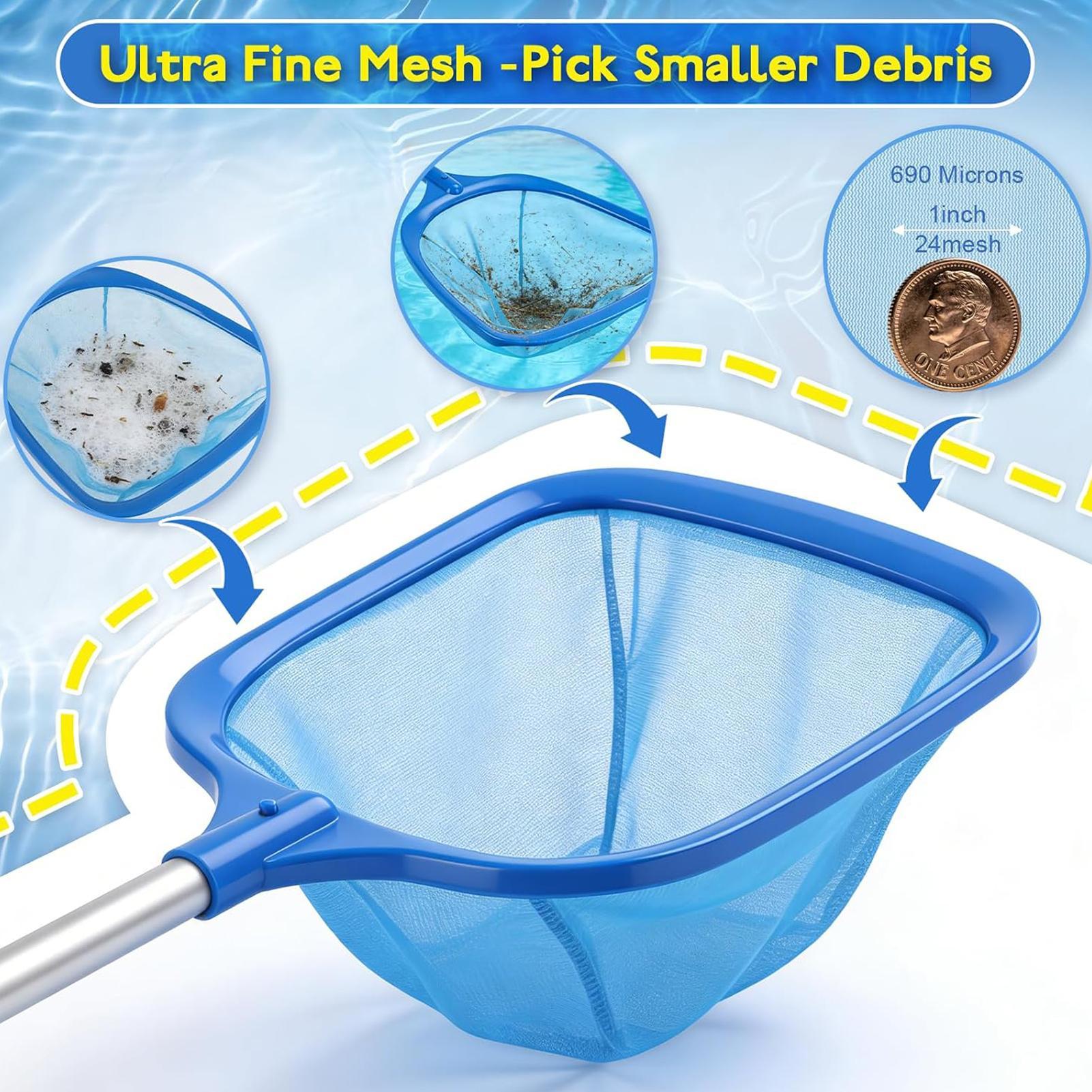 شبكة تنظيف وتصفية مياه المسبح، - مراجعة Gardening Tools Rake وسعره