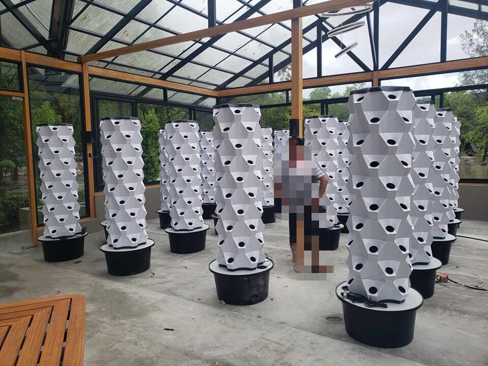 نظام زراعة عمودي هيدروبوني للب - مراجعة Hydroponic System وسعره