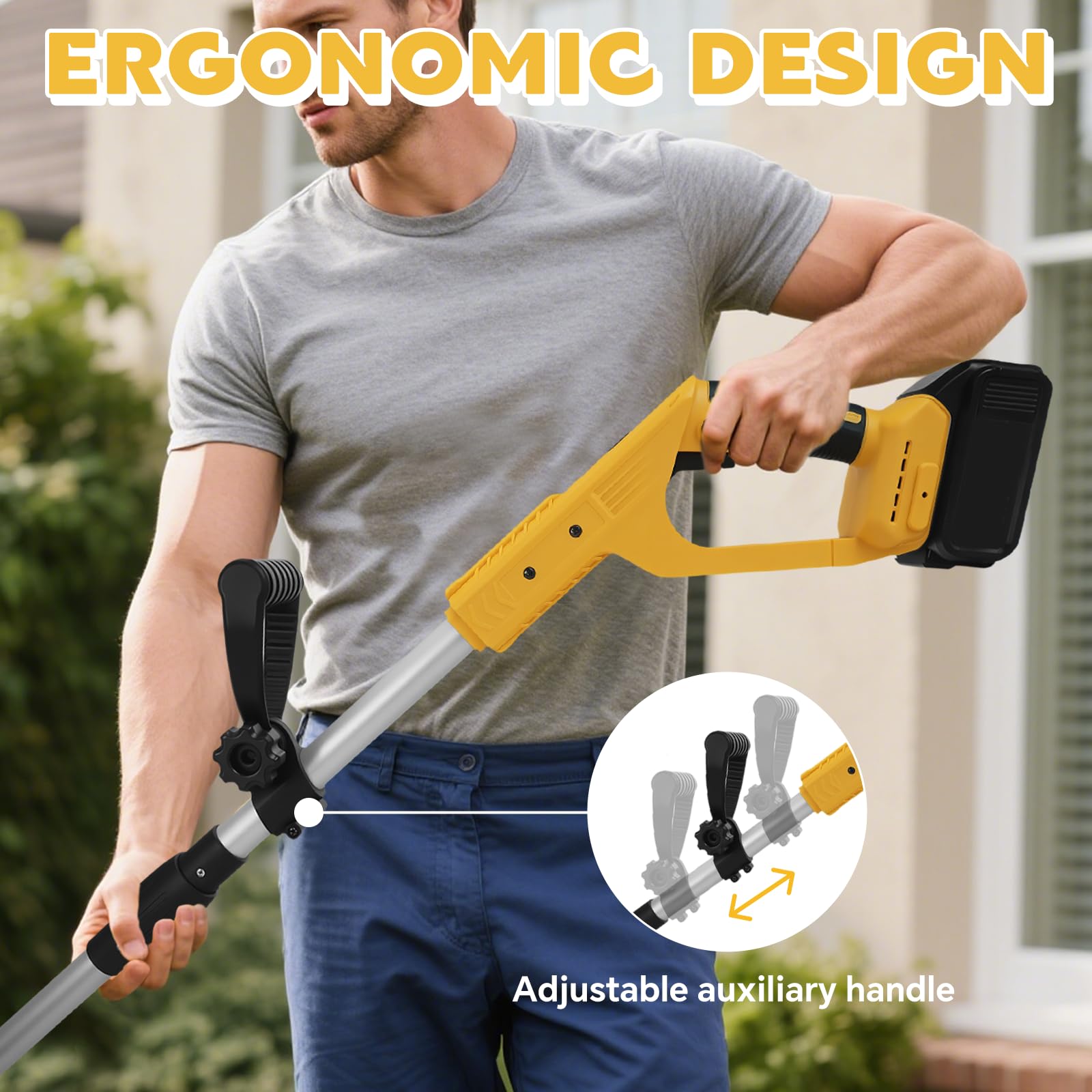 آلة حراثة لاسلكية بدون فرشاة ب - مراجعة Gardening Tools Rake وسعره