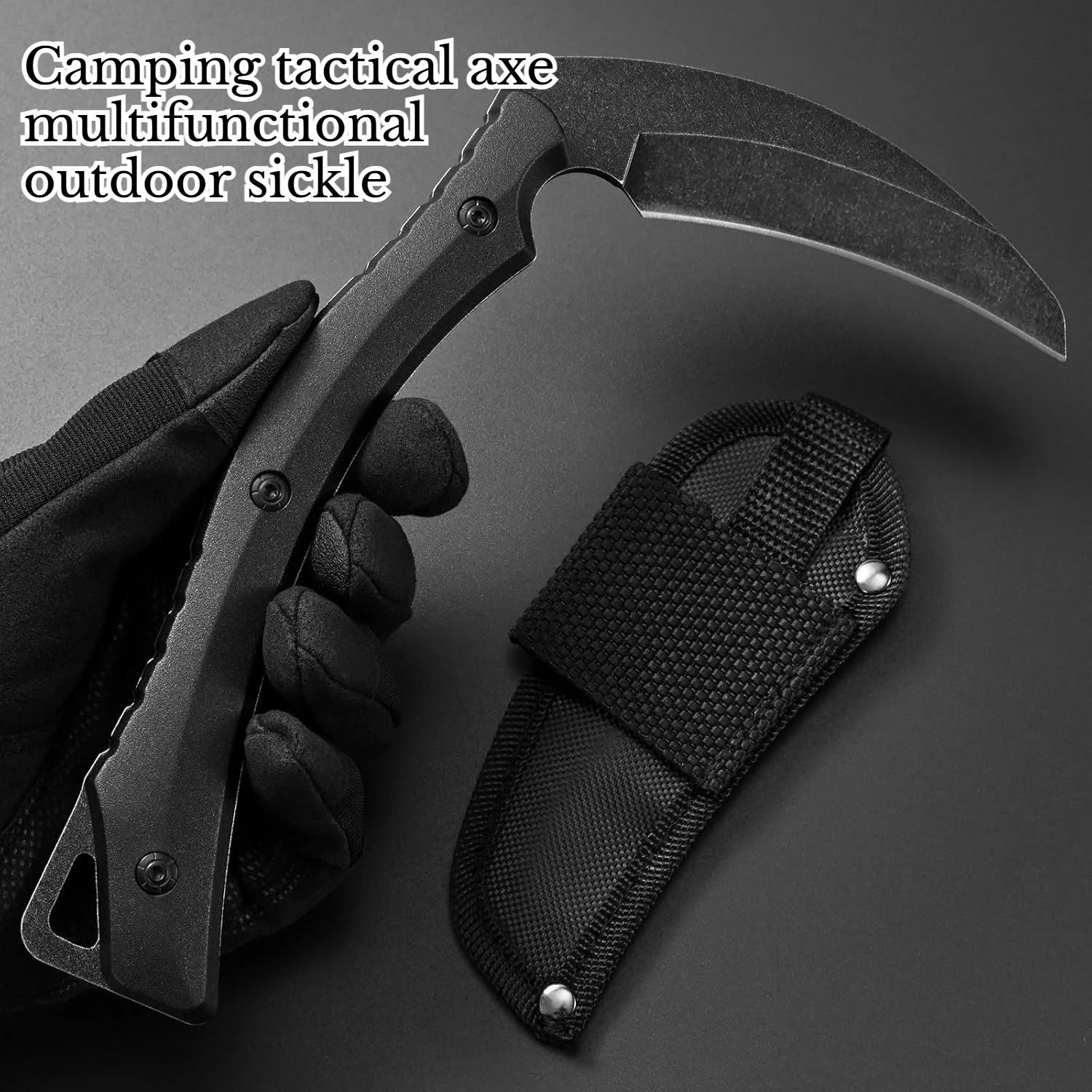 منجل تكتيكي متعدد الوظائف للحد - مراجعة Gardening Tools High Quality وسعره
