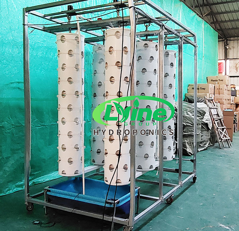 عمود معلق ذكي، برج دوار مائي،  - مراجعة Hydroponic System وسعره