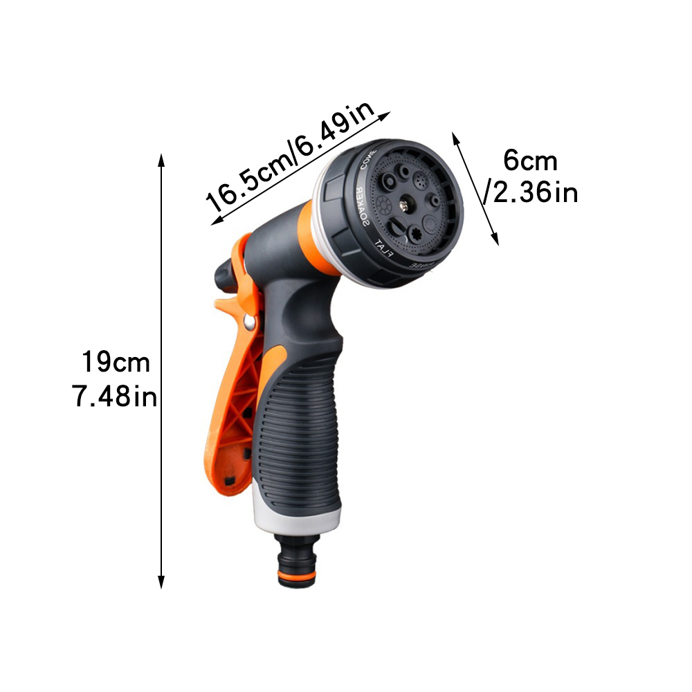 8 نمط حديقة مدفع المياه خرطوم  - مراجعة Gardening Tools Types وسعره