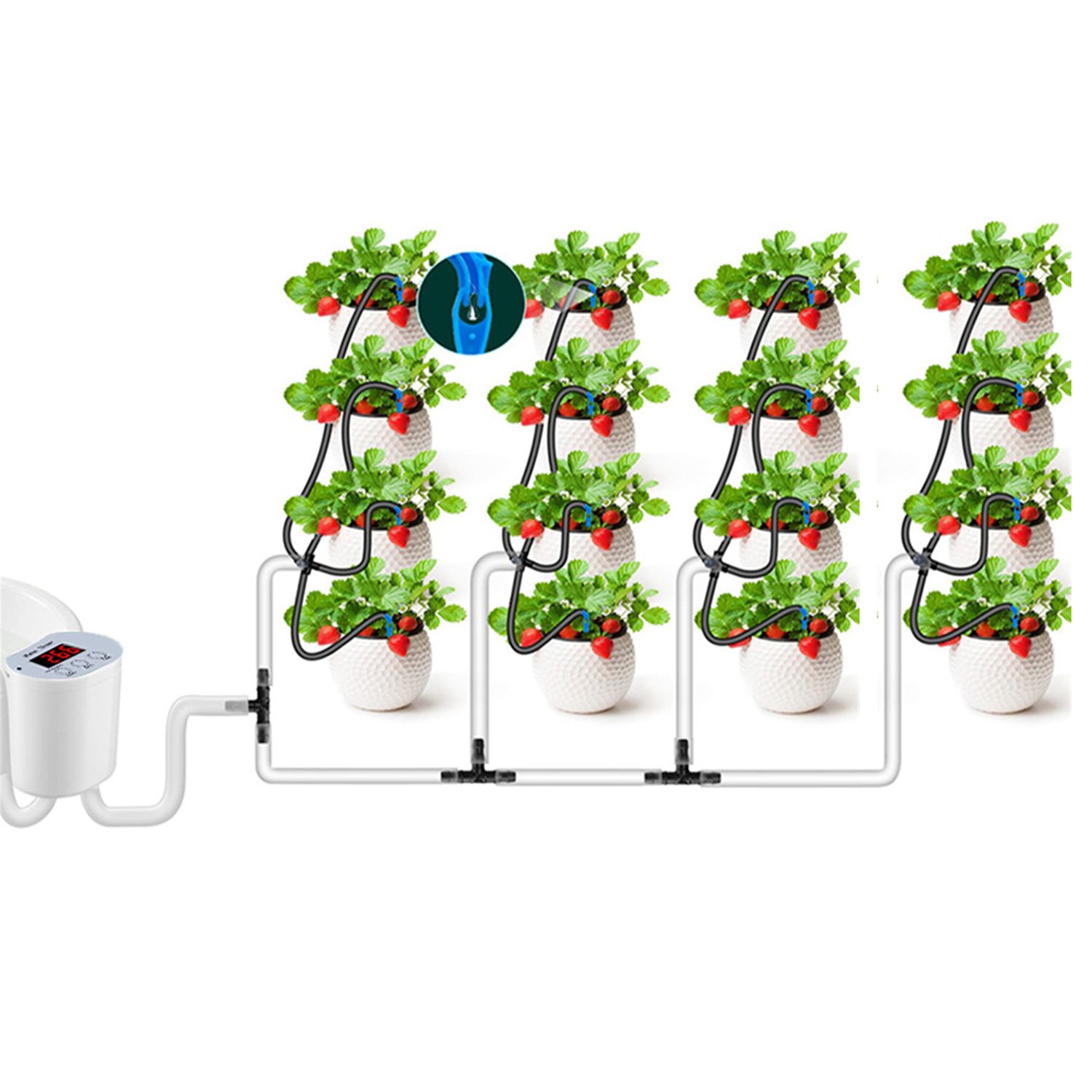 نظام الري التلقائي للنباتات بو - مراجعة Drip Irrigation Kit وسعره