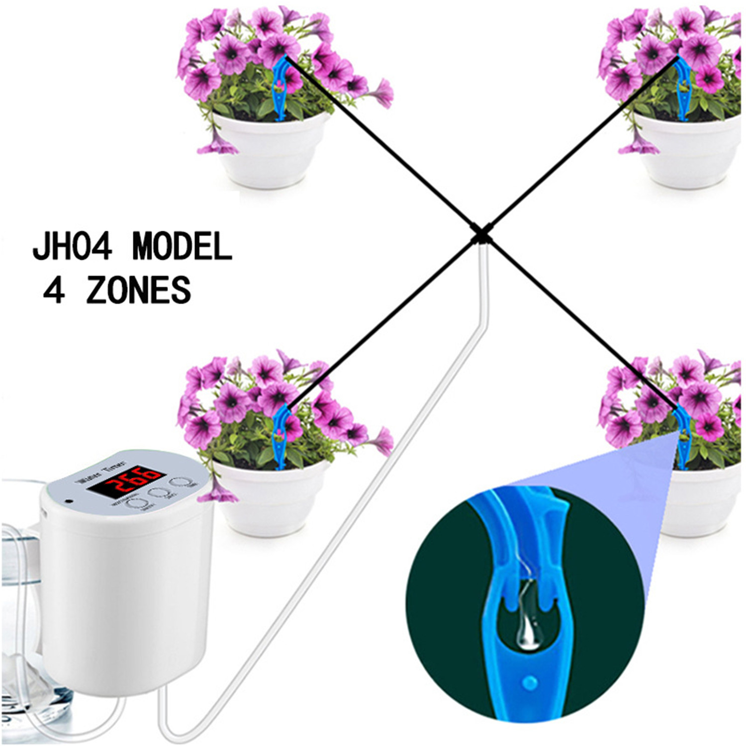 نظام الري التلقائي للنباتات بو - مراجعة Drip Irrigation Kit وسعره