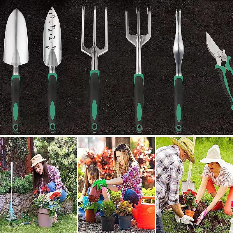 طقم أدوات حدائق من 11 قطعة مصن - مراجعة Gardening Tools Rake وسعره