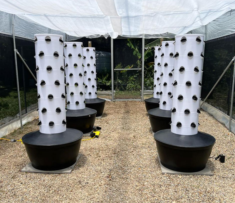 نظام زراعة عمودي هيدروبونيكي ص - مراجعة Hydroponic System وسعره
