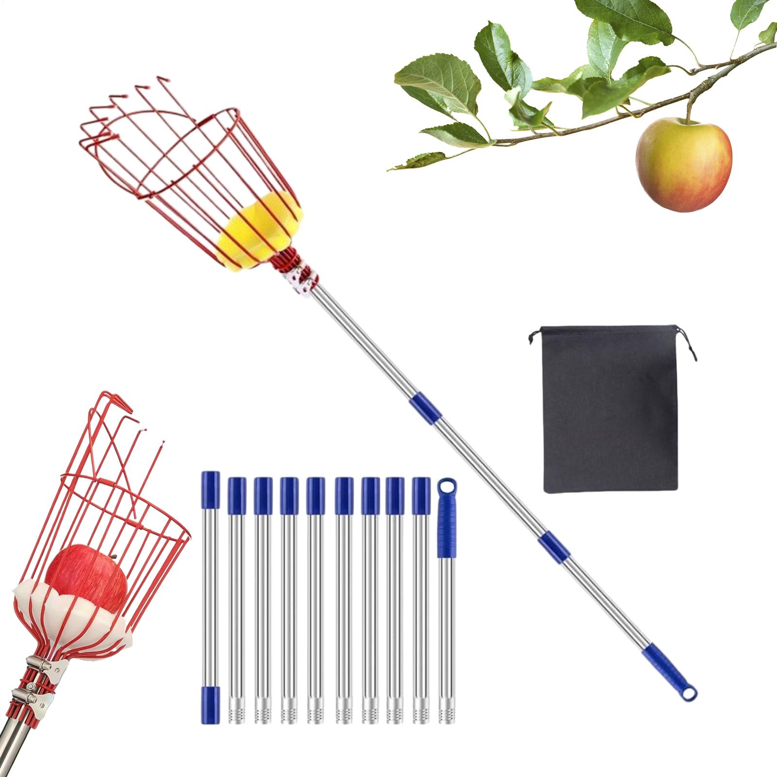 سلة منتقي الفاكهة بمقبض قابل ل - مراجعة Gardening Tools Basket وسعره