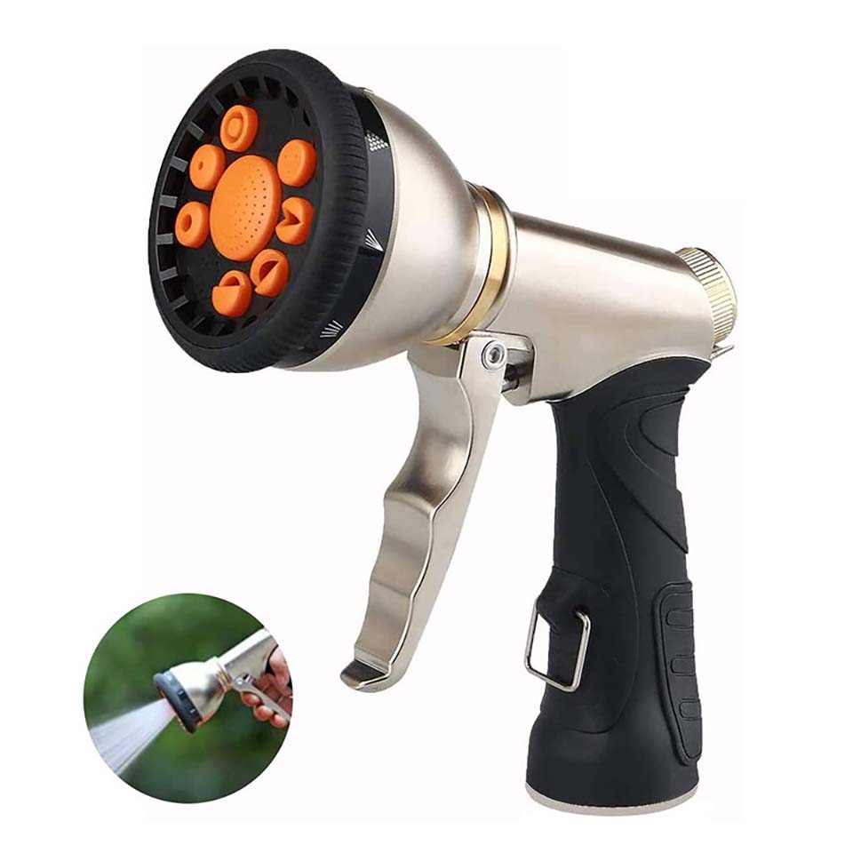 مسدس رش متعدد الوظائف لغسيل ال - مراجعة Gardening Tools Types وسعره