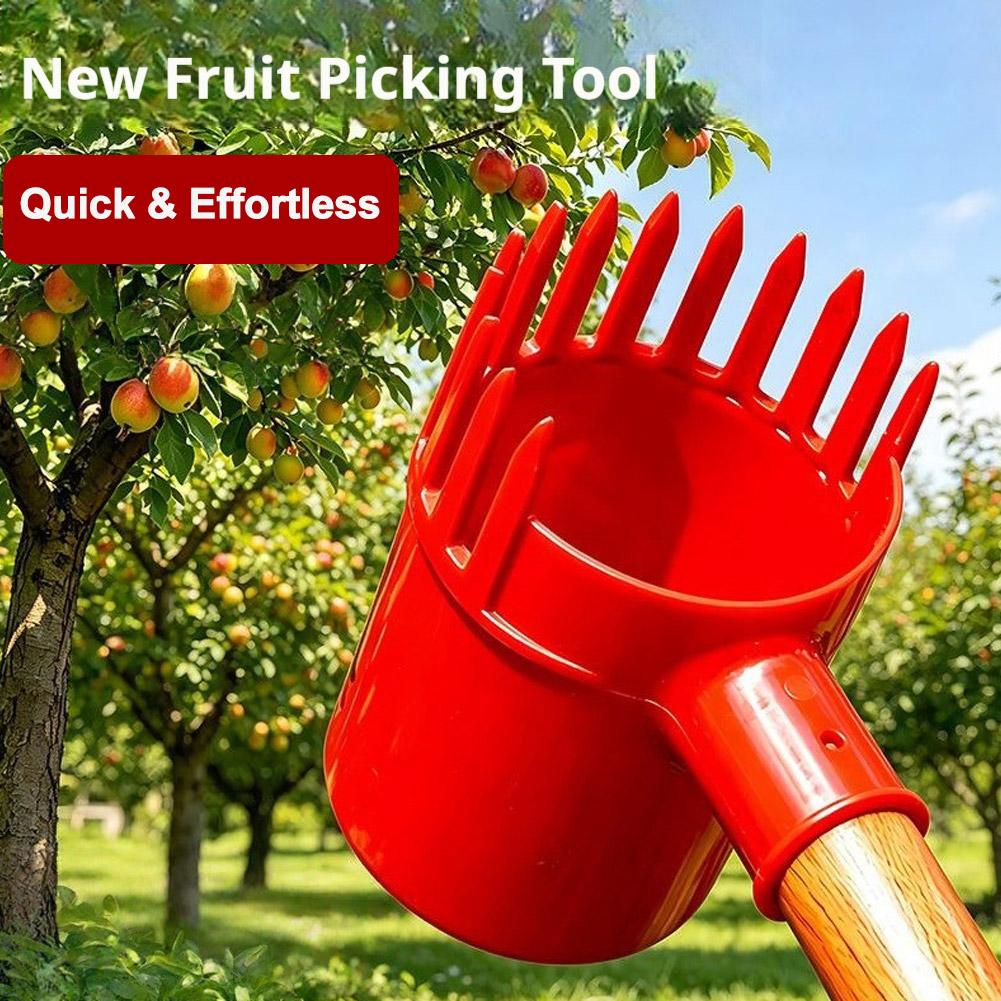 أداة قطف الفاكهة المحمولة مع س - مراجعة Gardening Tools Basket وسعره