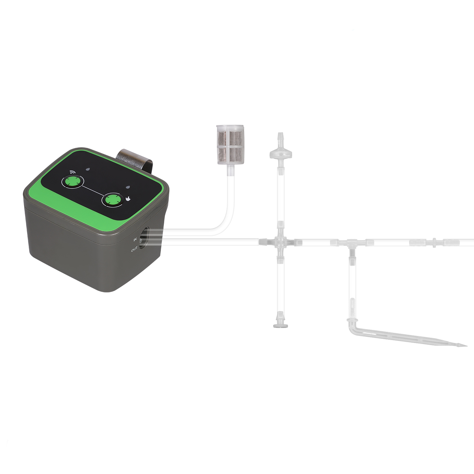 جهاز ري ذكي مع وضع النقع الدور - مراجعة Drip Irrigation Kit وسعره