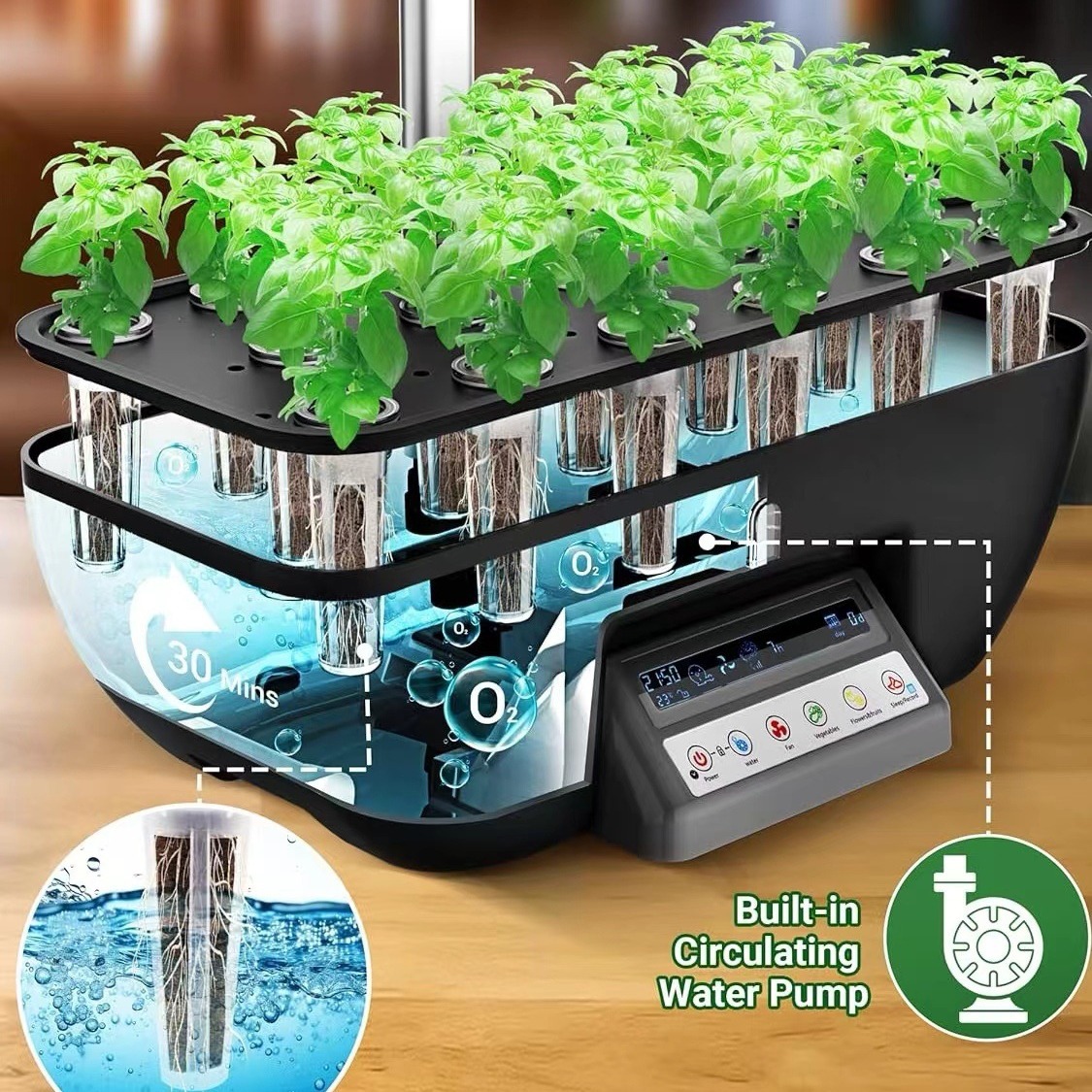نظام زراعة متعدد الوظائف للبذر - مراجعة Hydroponic System وسعره