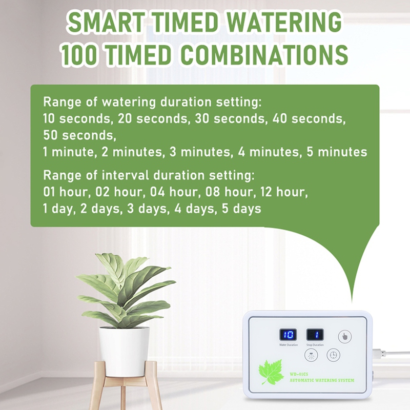 نظام ري آلي قابل للبرمجة للنبا - مراجعة Automatic Plant Waterer وسعره
