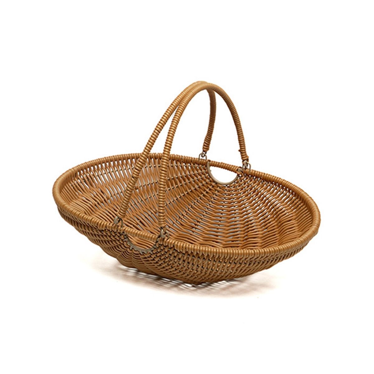 سلة حصاد من الخيزران بمقبض قاب - مراجعة Gardening Tools Basket وسعره