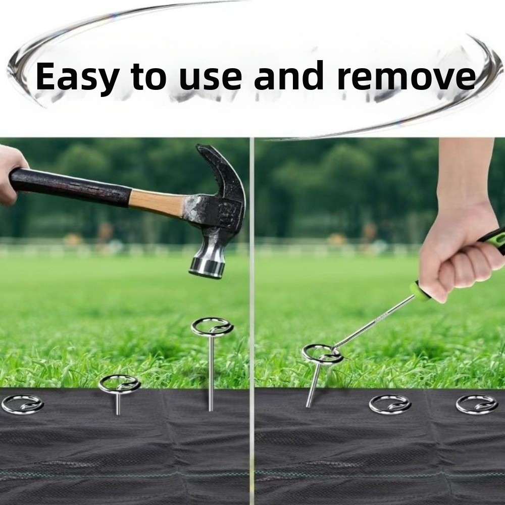 50 قطعة من أوتاد التثبيت الأرض - مراجعة Gardening Tools Types وسعره