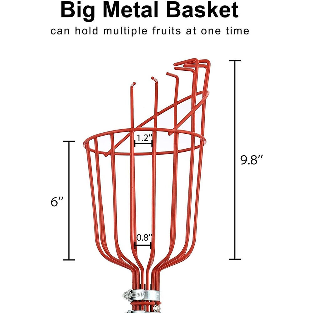 أداة قطف الفواكه بطول 260 سم،  - مراجعة Gardening Tools Basket وسعره