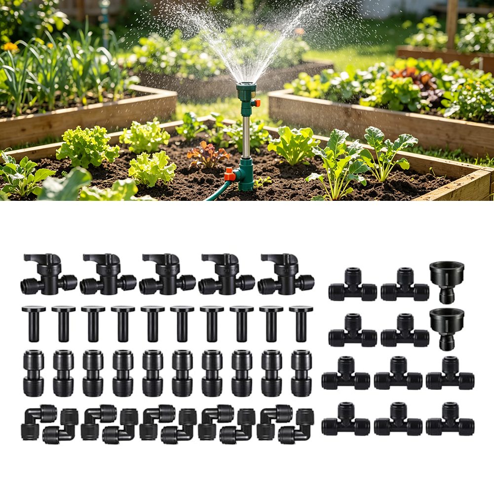 طقم توصيل سريع للري بالتنقيط 4 - مراجعة Drip Irrigation Kit وسعره