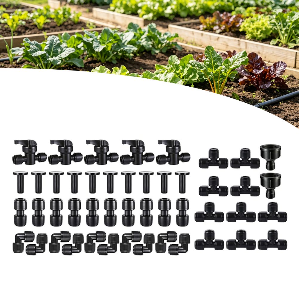 طقم توصيل سريع للري بالتنقيط 4 - مراجعة Drip Irrigation Kit وسعره